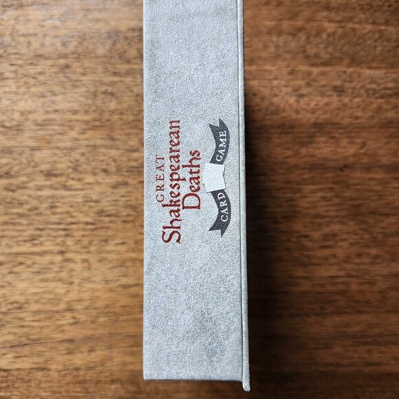 Great Shakespearean Deaths: Card Game (2016) COMPLETE Spymonkey Chronicle Books - Picture 5 of 6